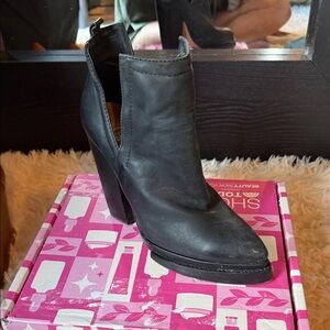 Jeffrey Campbell Black Heeled Boots